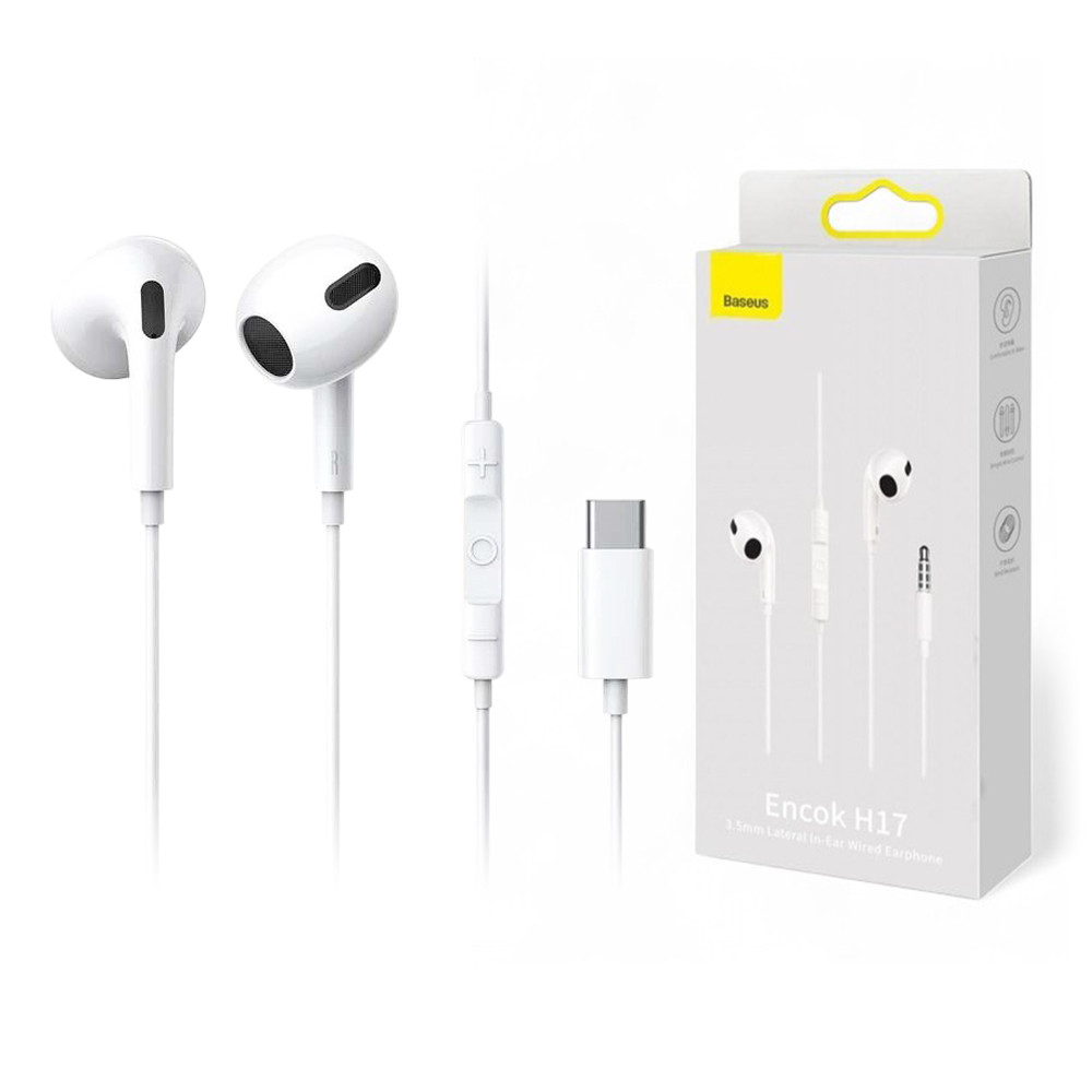 Навушники - гарнітура Baseus Encok C17 з TypeC розʼємом (NGCR010002), фото 1