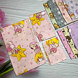 Комплект постільної білизни Qvatro Gold в дитяче ліжечко 120*60 см наволочка підковдра простирадло, фото 2