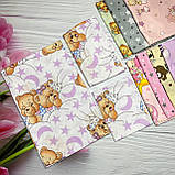 Комплект постільної білизни Qvatro Gold в дитяче ліжечко 120*60 см наволочка підковдра простирадло, фото 3