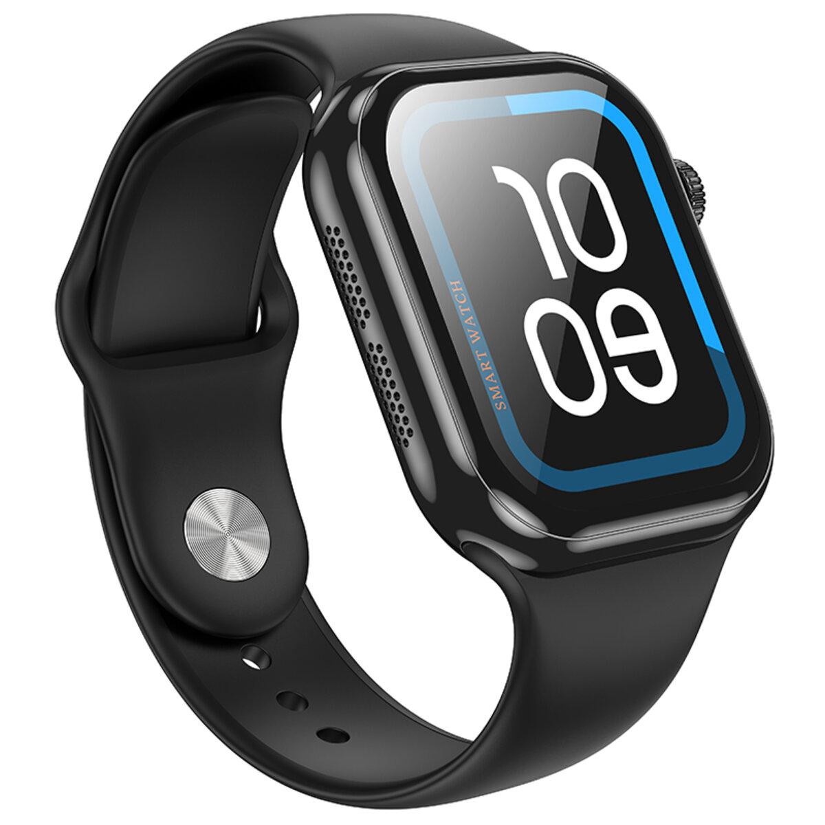 Смарт-годинник BOROFONE BD12 із великим 2,01" HD-дисплеєм, Bluetooth-дзвінками та спортивними режимами, Black