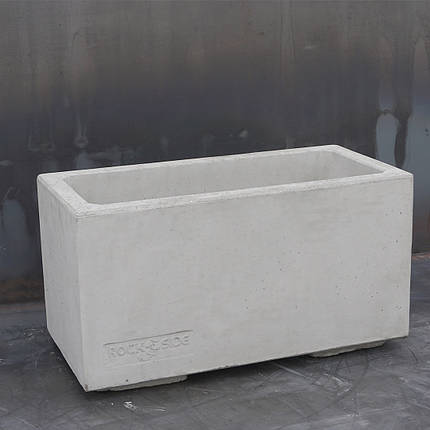 Вазон бетонний Кадіс S 30x60x30 см, вуличний садовий, фото 1
