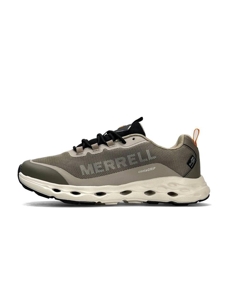 Чоловічі кросівки Merrell Drainmaker XTR Beige Olive, кеди нейлон текстиль сітка бежеві 41