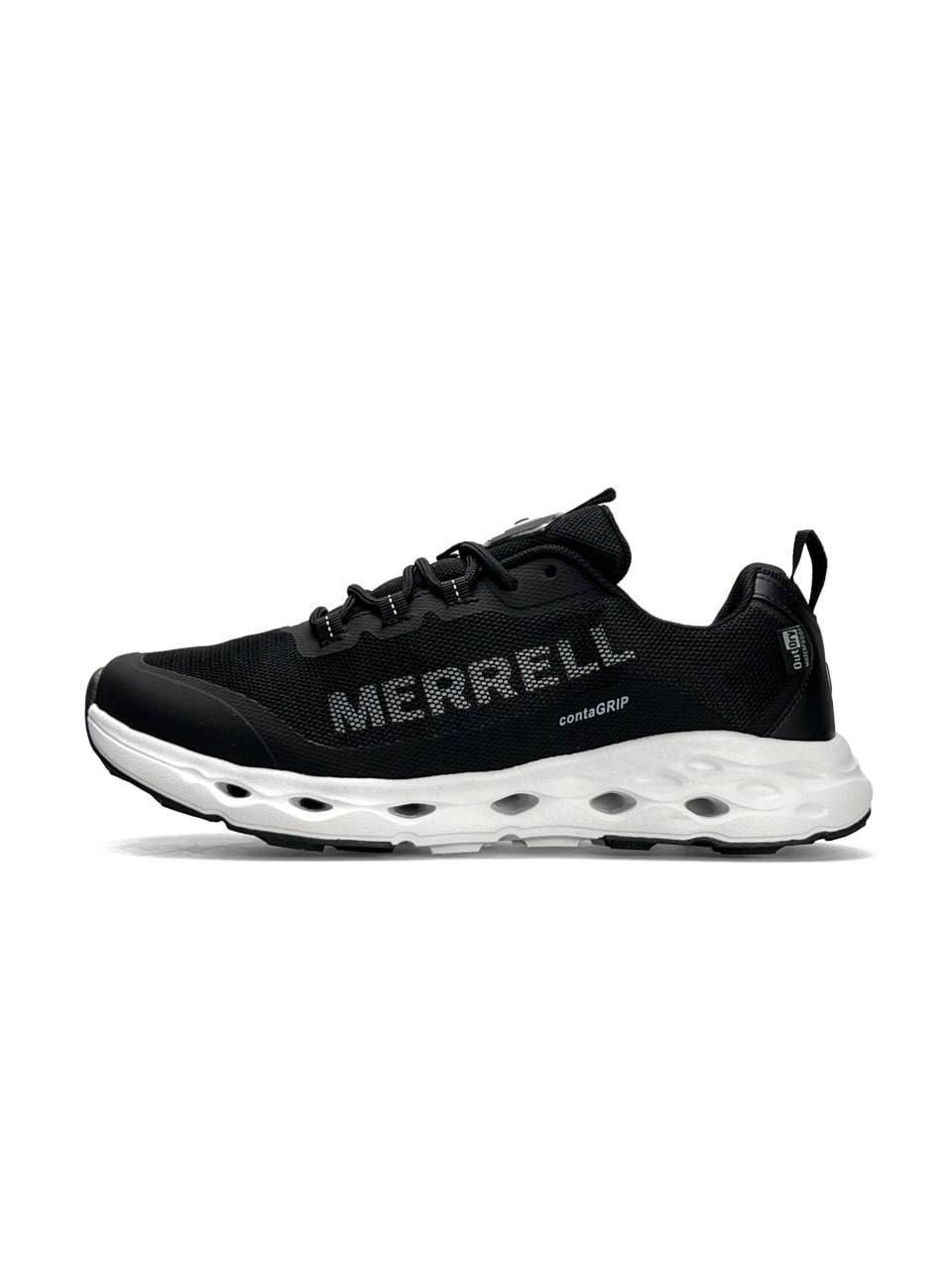 Чоловічі кросівки Merrell Drainmaker XTR Black White, кеди чоловічі нейлон текстиль сітка чорні 42