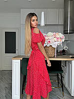 Сукня літня у горошок новинка 2025, фото 2