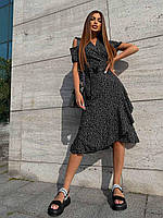 Сукня літня у горошок новинка 2025, фото 5