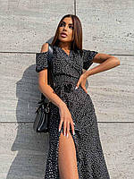 Сукня літня у горошок новинка 2025, фото 6