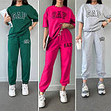 Костюм жіночий літній з двонитки футболка і штани (Норма і полубатал), фото 9