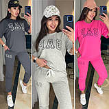 Костюм жіночий прогулянковий з двонитки з накатом (Норма і полубатал), фото 3