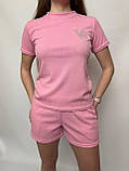 Жіночий літній костюм у рубчик з шортами (Норма і полубатал), фото 6