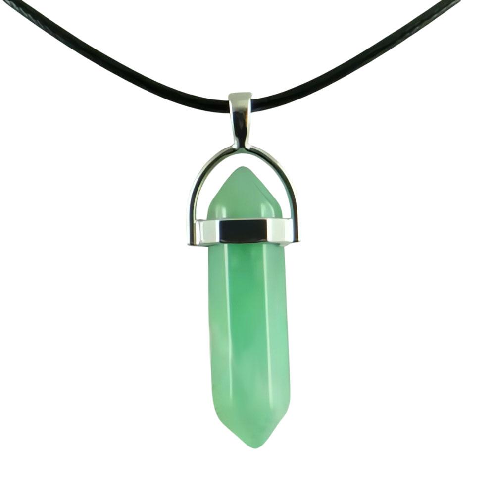 Кулон з Авантюрину входить до комплекту зі шнурочком, фото 1