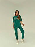 Костюм жіночий спортивний на літо з двонитки з накатом (Норма), фото 5