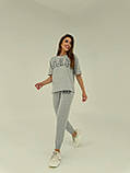 Костюм жіночий спортивний на літо з двонитки з накатом (Норма), фото 6