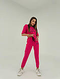 Костюм жіночий спортивний на літо з двонитки з накатом (Норма), фото 3