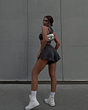 Костюм жіночий спортивний літній топ і шорти (Норма), фото 9