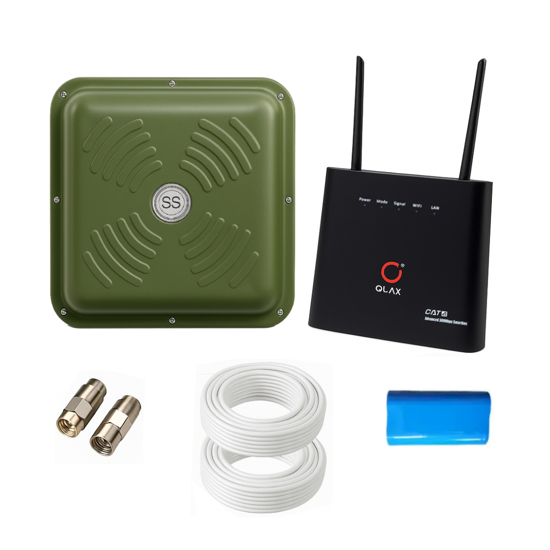 4G інтернет комплект WiFi роутер OLAX AX9 PRO з АКБ + антена Energy MIMO 2x15 Дб (Енергія), фото 1