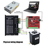 TB6600 Модуль драйвера крокового двигуна ЧПК U-9-42, Imax-4 А stepper motor driver, фото 7