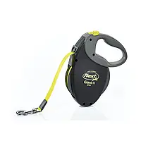 Flexi Giant Neon М повідець-рулетка для собак від 25 кг (стрічка 8м)