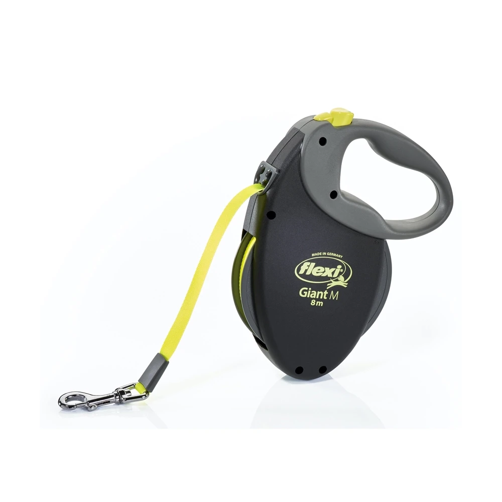 Flexi Giant Neon М повідець-рулетка для собак від 25 кг (стрічка 8м)