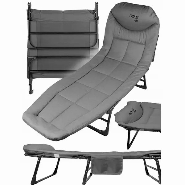 Преміальне складне кемпінгове ліжко Nils NC2720 Оксфорд 600D 120 кг