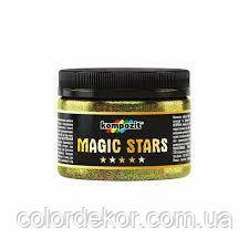 Декоративні глітери MAGIC STARS (золотий пісок) 0,06 кг