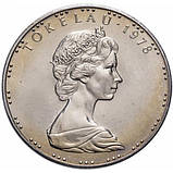 Токелау › Королева Єлизавета II 1 долар, 1978 Мідно-нікелевий сплав, 28.47g, ø 38.5mm №3498, фото 3