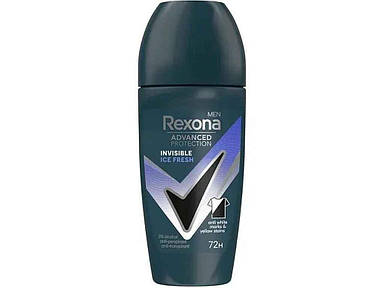 Антиперспірант роликовий 50мл Men Прозорий лід 72 години ТМ REXONA FG