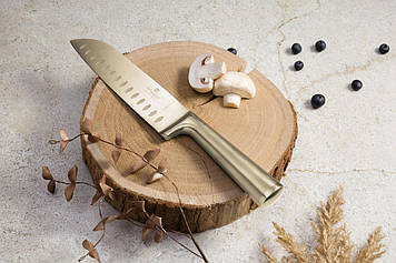Ніж Santoku 17.5 см із золотистим покриттям Berlinger Haus BH 2829