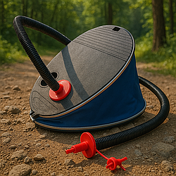 Ножний насос Intex 68610 для надувних виробів, з 3 насадками, 30 см, 5 л, Intex і Bestway