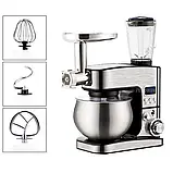 Кухонний комбайн Top Kitchen 3в1 Кухонна машина 4500 Вт Кухонний комбайн з 6 рівнями швидкості К2, фото 2