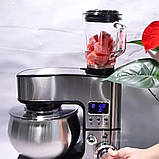 Кухонний комбайн Top Kitchen 3в1 Кухонна машина 4500 Вт Кухонний комбайн з 6 рівнями швидкості К2, фото 5