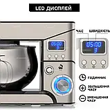 Планетарний тістоміс Top Kitchen Потужний тістоміс 4000Вт Тістоміс з 6 режимами Кухонний тістоміс К2, фото 3