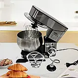 Настільний тістоміс Zepline 3500Вт Продуктивний тістоміс з 6 режимами Планетарний тістоміс з великою чашою К2, фото 2