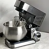 Настільний тістоміс Zepline 3500Вт Продуктивний тістоміс з 6 режимами Планетарний тістоміс з великою чашою К2, фото 3