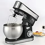 Потужний тістоміс Zepline 3500Вт Кухонна машина із 7л чашею Німецький тістоміс з мідним двигуном К2, фото 6