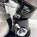 Потужний тістоміс Zepline 3500Вт Кухонна машина із 7л чашею Німецький тістоміс з мідним двигуном К2, фото 8