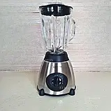 Стаціонарний блендер 3в1 Zepline 2000Вт Кухонний блендер з різними чашами Універсальний блендер-подрібнювач К2, фото 3