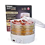 Електросушарка Zepline 800Вт Електросушка для фруктів Електрична сушарка на 5 піддонів К2, фото 5