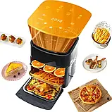 Аерогриль Zepline 3500Вт Аерофритюрниця Безолійна фритюрниця 3в1 15л Аеро гриль+ Фритюрниця+ Сушарка, фото 3