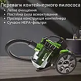 Потужний колбовий пилосос BITEK 4200Вт Безмішковий пилосос Сучасний циклонний пилосос Якісний пилосмок, фото 2