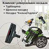 Потужний колбовий пилосос BITEK 4200Вт Безмішковий пилосос Сучасний циклонний пилосос Якісний пилосмок, фото 3