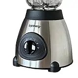 Блендер Rainberg 2000Вт Стаціонарний кухонний блендер Блендер з кавомолкою Блендер 2в1 К2, фото 2