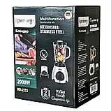 Блендер Rainberg 2000Вт Стаціонарний кухонний блендер Блендер з кавомолкою Блендер 2в1 К2, фото 7