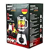 Стаціонарний кухонний блендер Zepline 1500Вт Потужний блендер з кавомолкою Блендер 2в1 К2, фото 6