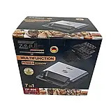 Універсальна сендвічниця 7в1 Zepline Потужний мультимейкер 2200Вт Мультипекар з змінними насадками К2, фото 5