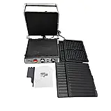 Електричний гриль Zepline 3500Вт Притискний гриль 3в1 Електровафельниця Гриль з розкриттям на 180 К2, фото 10