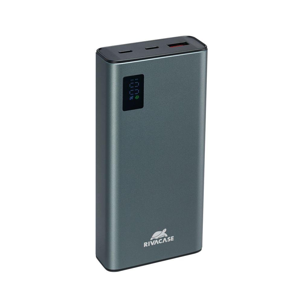 Універсальна мобільна батарея Rivacase Rivapower 20000 mAh Grey (VA1022), фото 1