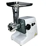 Електрична м'ясорубка Crownberg з шинковкою Електром'ясорубка з різними насадками М'ясорубка з реверсом К2, фото 3