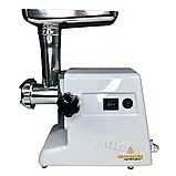 Електрична м'ясорубка Crownberg з шинковкою Електром'ясорубка з різними насадками М'ясорубка з реверсом К2, фото 4