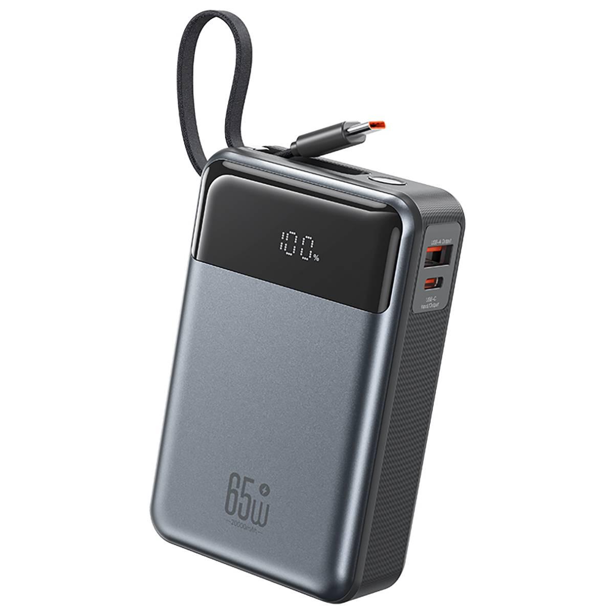 Універсальна мобільна батарея XO PR267 PD 65W 20000mAh Grey