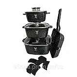Набір каструль з сковорідкою-грильTOP KITCHEN Комплект посуду з гранітним покриттям К2, фото 2